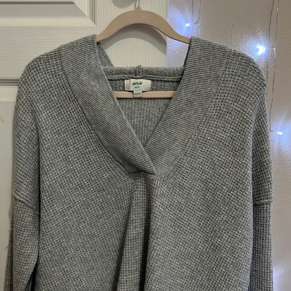 Aerie Long Sleeve Oversized Sweater